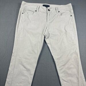 Banana Republic Cream Corduroy Trousers